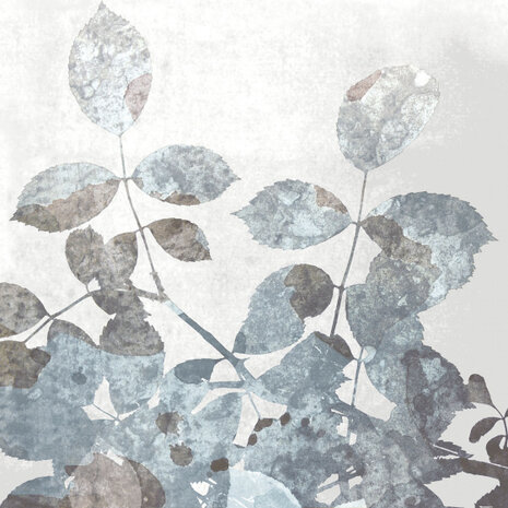 servetten Silver Leaves 3-laags 33 cm papier zilver 20 stuks