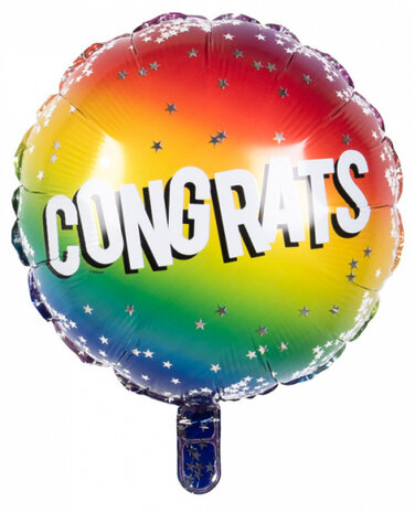 folieballon Congrats 45 cm