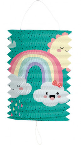 treklampion Rainbow junior 16 cm papier groen