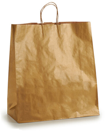 cadeautas 16 x 46 x 59 cm papier goud
