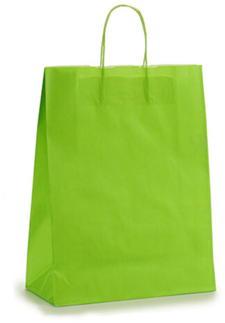 cadeautas 32 x 12 x 50 cm papier groen