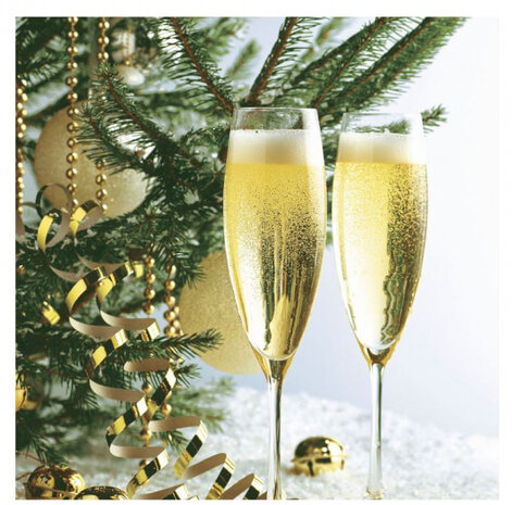 servetten Cheers 3-laags 33 x 33 cm papier groen 20 stuks