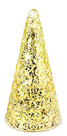 kerstboom Vervon led 11,5 x 24 cm glas goud