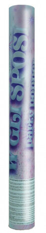 partypopper 40 cm folie wit