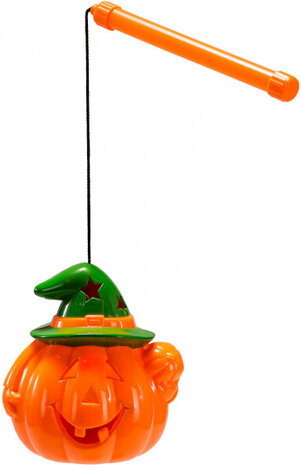 lampion licht/geluid junior oranje