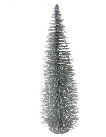 decoratieboom 35 cm zilver