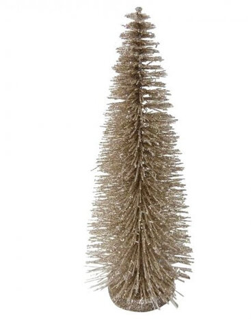 decoratieboom 26 cm champagne
