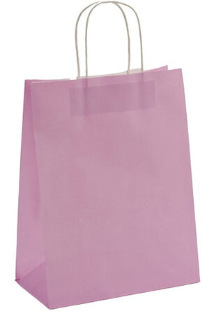 cadeautas 37 x 21 cm papier paars 2 stuks