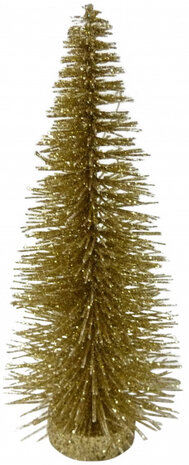 kerstboom 5 x 20 cm goud