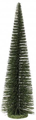 kerstboom glitter 5 x 45 cm groen
