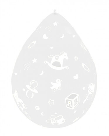 stufferballonnen Baby Nursery 45 cm latex 25 stuks