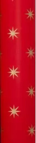 cadeaupapier Classic X-mas 150 x 70 cm rood/goud
