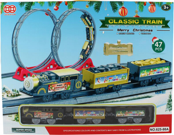 decoratietrein Classic Loop staal 49-delig