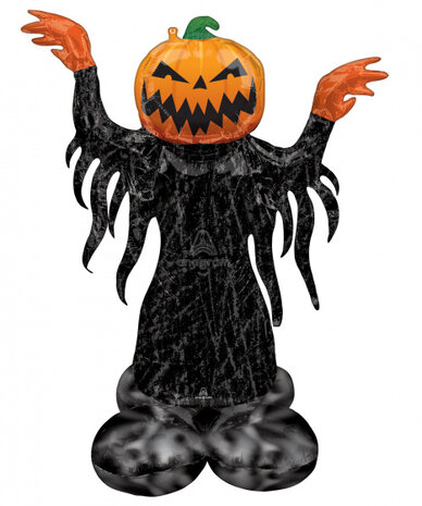 folieballon AirLoonz Halloween Pompoen 134 x 93 cm