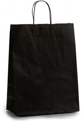 cadeautas Hawanna 32 x 12 x 52 cm papier zwart
