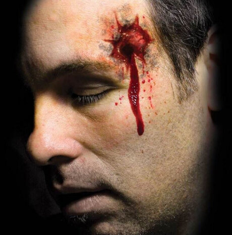 applicatieset Trauma FX - Shot &amp; Stabbed rood