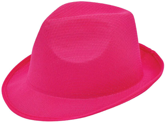 hoed Maffia 58 cm polyester roze