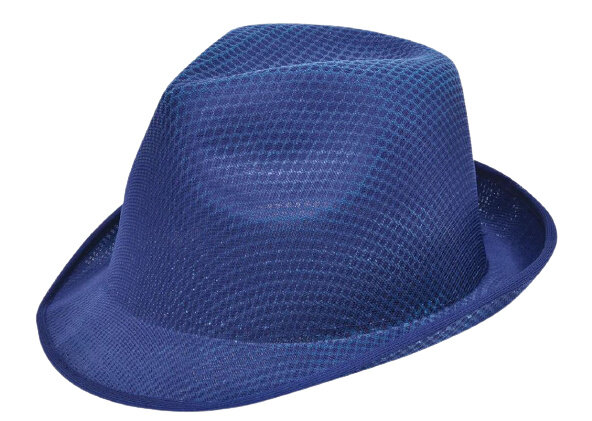 hoed Maffia 58 cm polyester donkerblauw