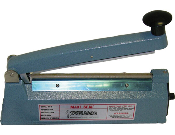 ballon-heat-sealer 35,1 x 18 cm staal grijs