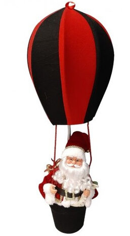decoratie kerstman 80 cm rood/groen
