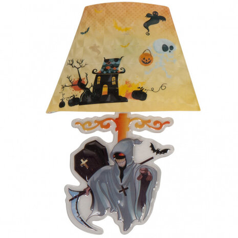 lamp Morte 22 x 30,8 cm geel/grijs