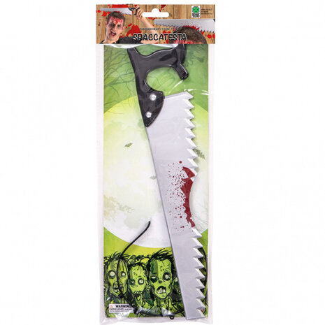 hoofdband zaag grijs/zwart one-size