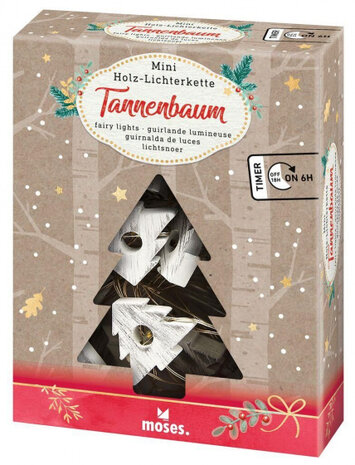 lichtsnoer met timer kerstboom led 230 cm wit