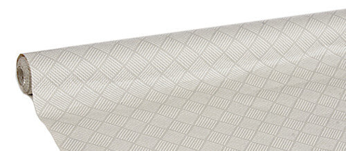 tafelkleed 500 x 118 cm papier grijs