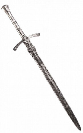 zwaard 97 cm zilver