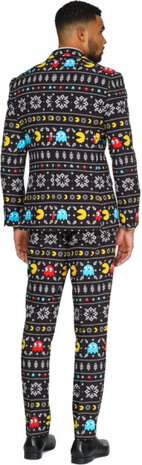 verkleedpak Pac-Man winter heren polyester zwart mt 50