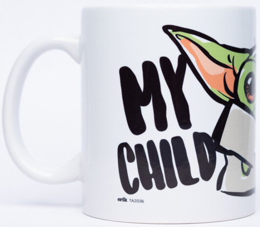 mok Star Wars 300 ml keramiek wit/groen