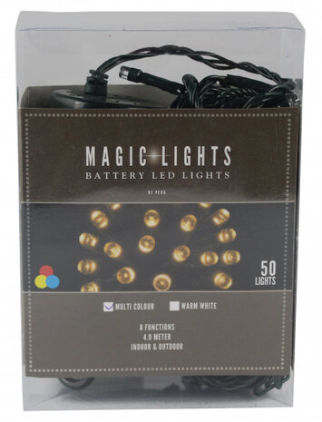 lichtsnoer led 4,9 meter 50 lampjes