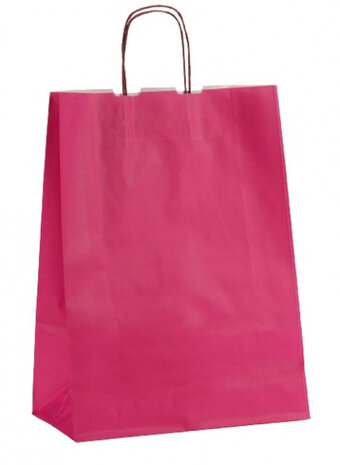 cadeautas 32 x 12 x 52 cm papier magenta