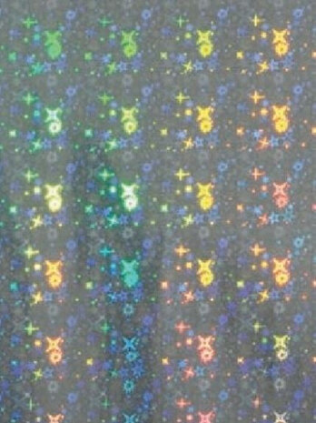 cadeaufolie Holografie 150 x 70 cm zilver