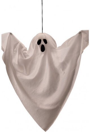 hangspook 40 cm textiel wit