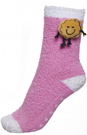 sokken Chocolate dames polyester roze maat 36-41