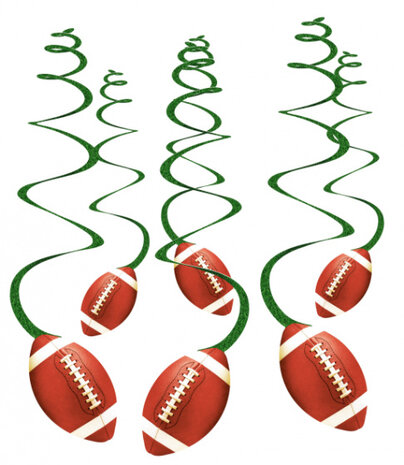 swirlslingers Touchdown! papier groen/bruin 6 stuks