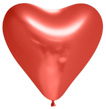 ballonnen Hart 30 cm latex rood 100 stuks
