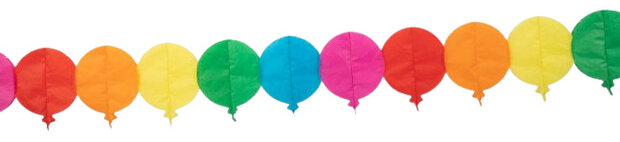 slinger Garland Ballonnen 6 meter papier