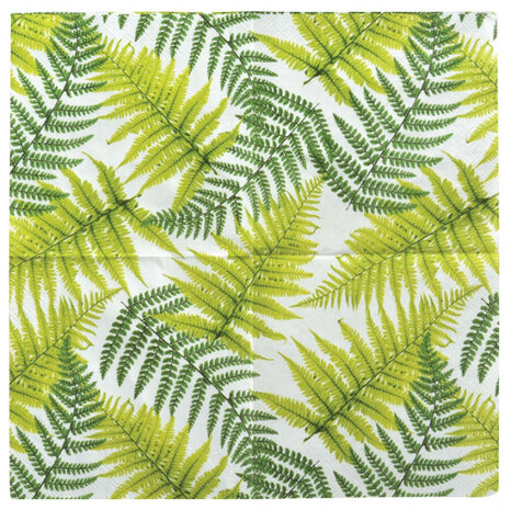 servetten Varen 25 x 25 cm papier groen 20 stuks