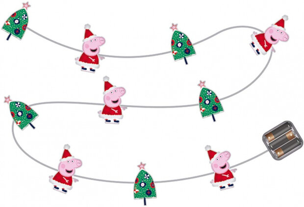 lichtsnoer Peppa Pig led 165 cm polypropyleen groen