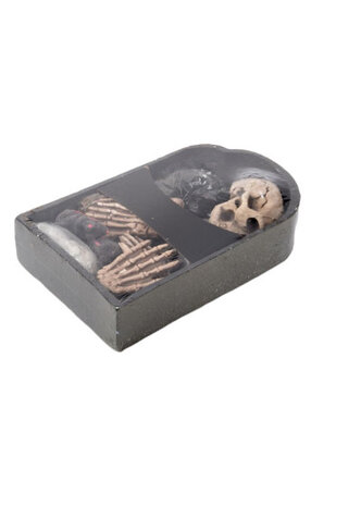 begraafplaats Halloween 10 x 5 cm grijs 24-delig