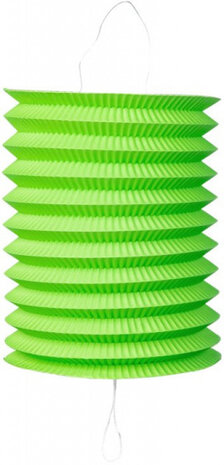 lampion 16 cm papier groen