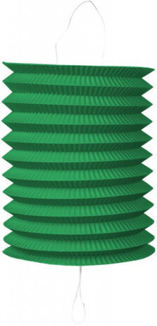 lampion 16 cm papier donkergroen