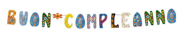 slinger Buon Compleanno 1,5 meter papier