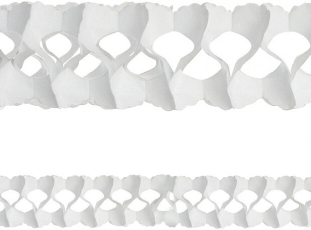slinger 4 meter papier wit
