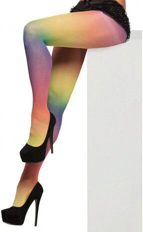 panty regenboog 50 denier nylon one-size