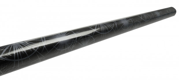 cadeaupapier kerst 70 x 200 cm zwart/zilver