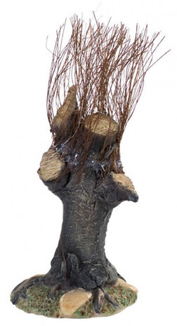 knotwilg recht 12 cm bruin