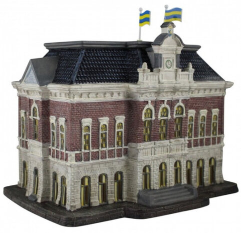 bibliotheek Leeuwarden led 26 cm porselein bruin